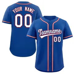 Royal White-Red Authentic Classic Baseball Jersey