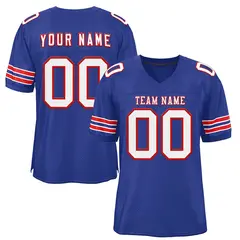 Royal White-Red Classic Style Authentic Football Jersey 1