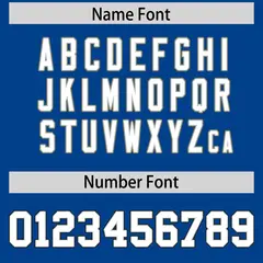 Royal White Retro Sleeve Line Authentic Football Jersey 4
