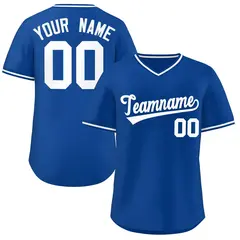 Royal White-Royal Authentic Pullover Baseball Jersey