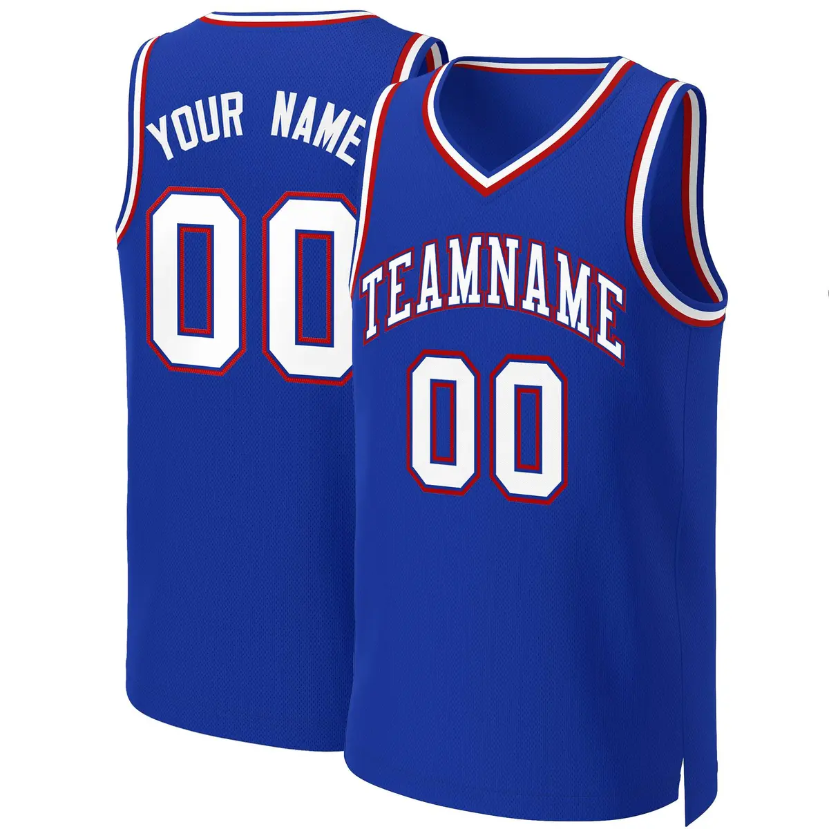 Royal White-Royal Classic Basketball Jersey