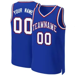 Royal White-Royal Classic Basketball Jersey