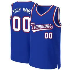 Royal White-Royal Classic Basketball Jersey 1