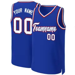 Royal White-Royal Classic Basketball Jersey 1