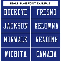 Royal White-Royal Classic Style Authentic Football Jersey 3