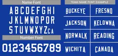 Royal White-Royal Classic Style Authentic Football Jersey 3