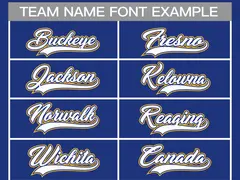 Royal White Royal-Gold Classic Hockey Jersey 3