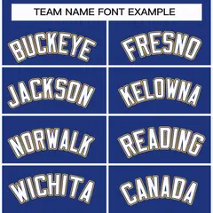 Royal White Royal-Gold Classic Hockey Jersey 3