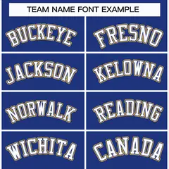 Royal White Royal-Gold Classic Hockey Jersey 3