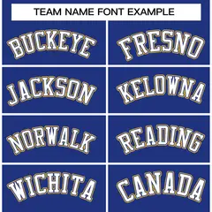 Royal White-Royal Raglan Varsity Full-Snap Letterman Jacket 5