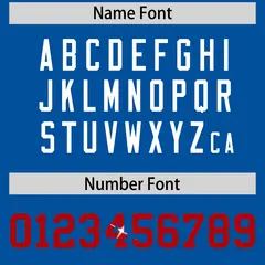 Royal White Sequin Lettering Stretch Football Jersey 4