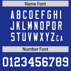 Royal White Square Neckline Football Jersey 4