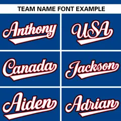 Royal White Stripe Raglan Sleeves Authentic Baseball Jersey 3
