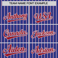 Royal White Tricolor Stripe Fashion Baseball Jersey 3
