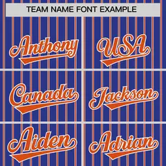 Royal White Tricolor Stripe Fashion Baseball Jersey 3