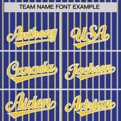 Royal White Tricolor Stripe Fashion Baseball Jersey 3