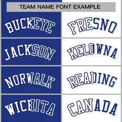 Royal White Two Tone Split Varsity Full-Snap Letterman Jacket 5
