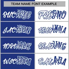 Royal White Two Tone Split Varsity Full-Snap Letterman Jacket 5