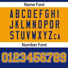 Royal-Yellow Raglan Sleeves Football Jersey 4