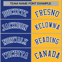 Royal Yellow Two Tone Split Varsity Full-Snap Letterman Jacket 5