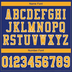Royal Yellow-White Classic Style Mesh Football Jersey 3