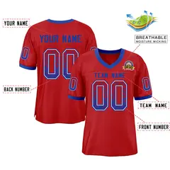 Scarlet Royal-White Drift Fashion Mesh Football Jersey 2