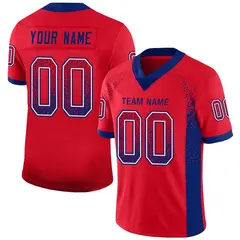 Scarlet Royal-White Drift Fashion Mesh Football Jersey 1