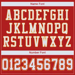 Scarlet White-Gold Classic Mesh Authentic Football Jersey 3