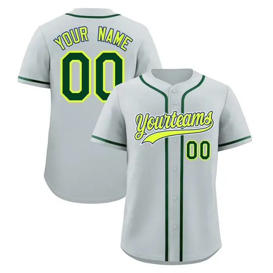 Silver Baseball Jersey