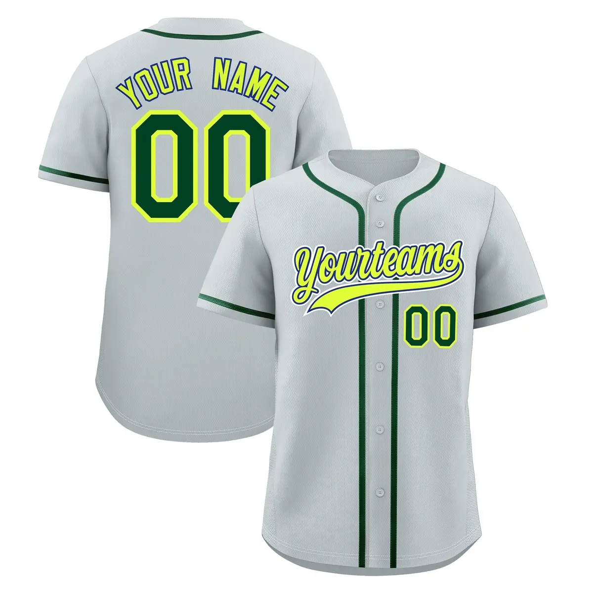 Silver Baseball Jersey