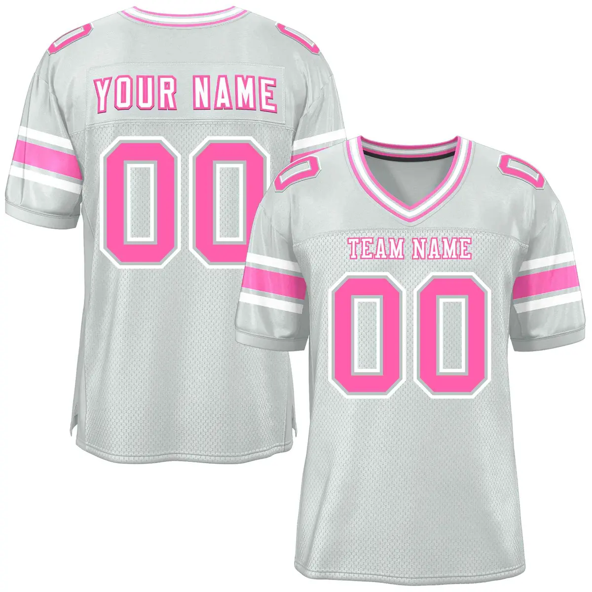 Silver Classic Authentic Football Jersey