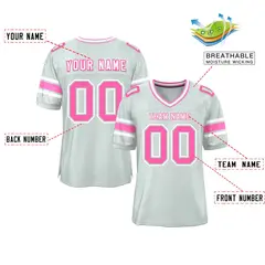 Silver Classic Authentic Football Jersey 2