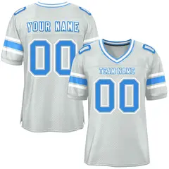 Silver Classic Authentic Football Jersey 1