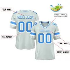 Silver Classic Authentic Football Jersey 2
