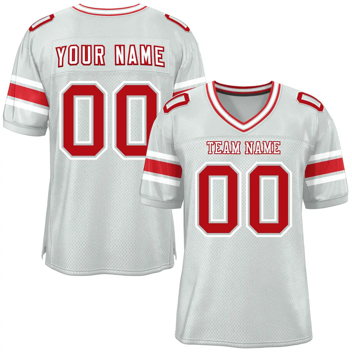 Silver Classic Authentic Football Jersey