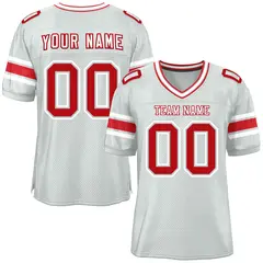 Silver Classic Authentic Football Jersey 1