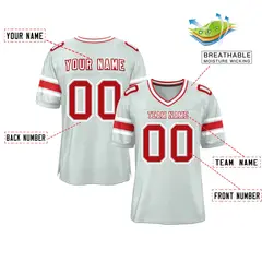 Silver Classic Authentic Football Jersey 2