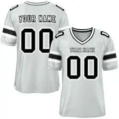 Silver Classic Authentic Football Jersey 1