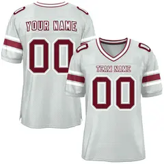 Silver Classic Authentic Football Jersey 1