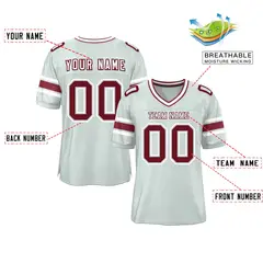 Silver Classic Authentic Football Jersey 2