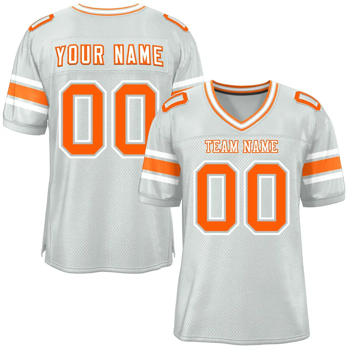 Silver Classic Authentic Football Jersey