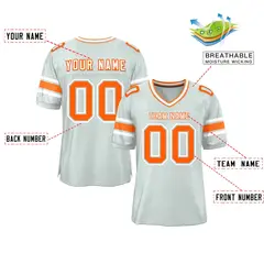 Silver Classic Authentic Football Jersey 2