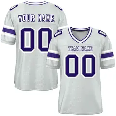 Silver Classic Authentic Football Jersey 1