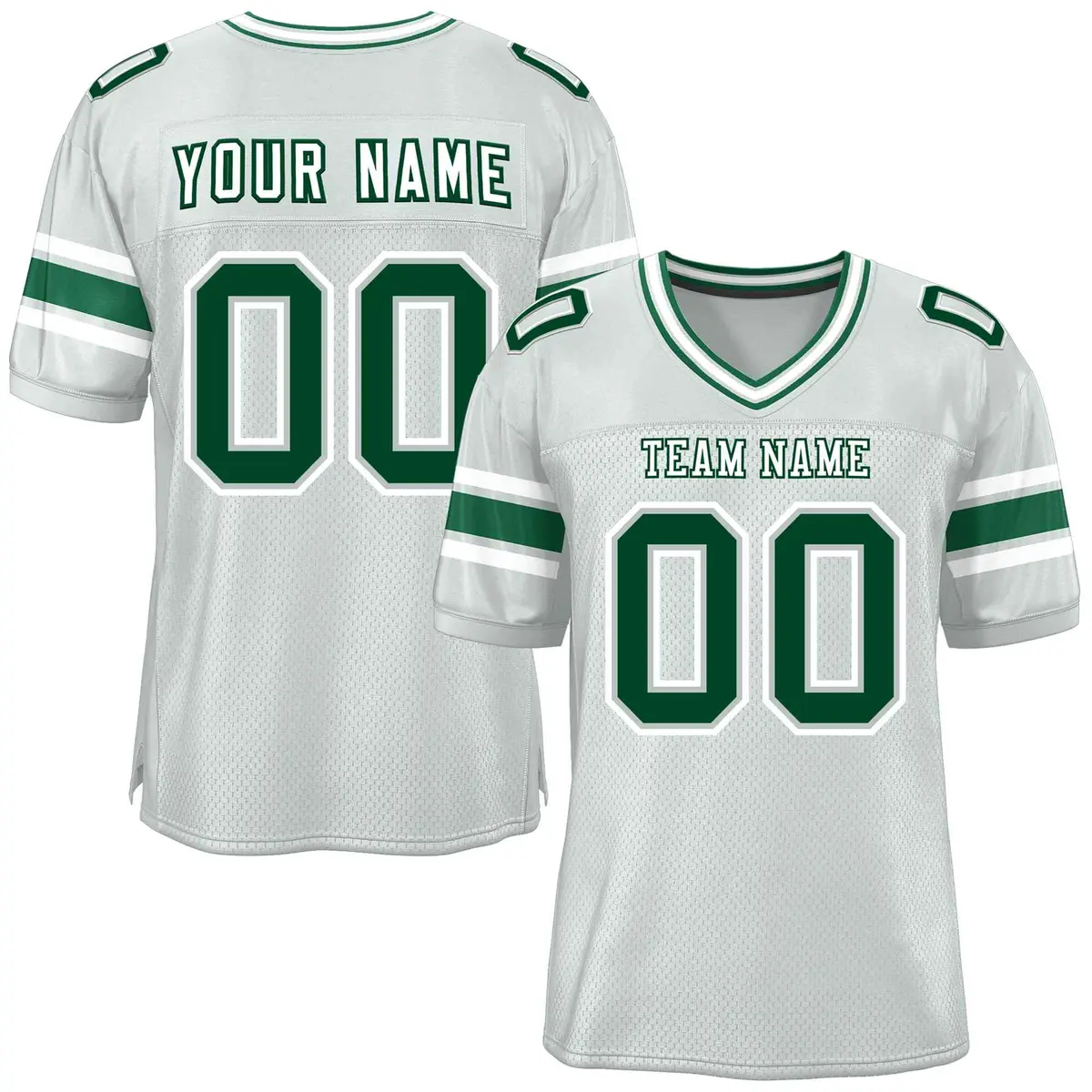 Silver Classic Authentic Football Jersey