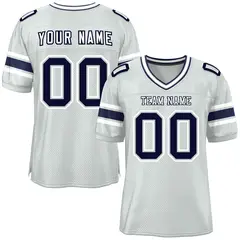 Silver Classic Authentic Football Jersey 1