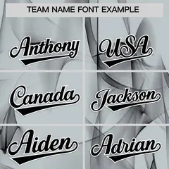 Silver Fumes Graffiti Pattern Authentic Baseball Jersey 3