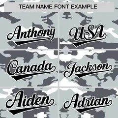 Silver Gray White Camo Sleeveless Baseball Jersey 3