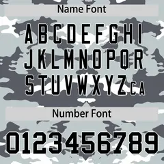 Silver Gray White Camo Sleeveless Baseball Jersey 4