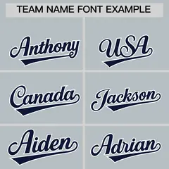 Silver Navy Side Camo Baseball Jersey 3