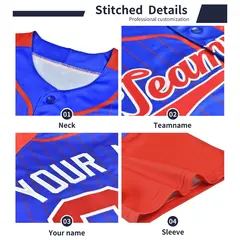 Silver Purple Color Block Authentic Baseball Jersey 6